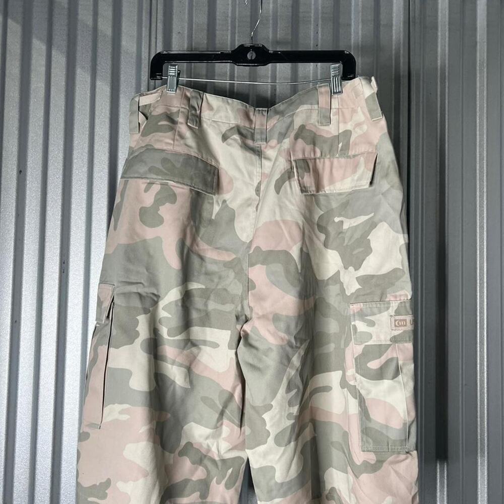 Camo pink long baggy shorts